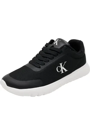 Calvin Klein Damen Runner Sneaker Eva Mesh Sportlich, (Black/Bright White), 38