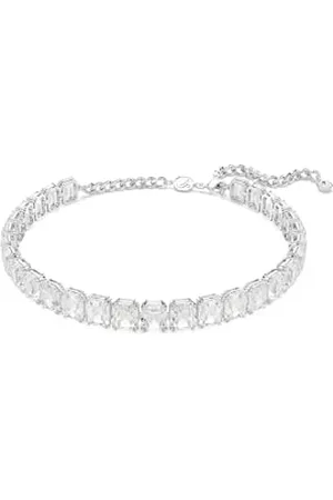 Swarovski Millenia Halsband, Oktagon-Schliff, , Rhodiniert