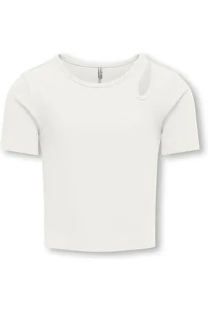 ONLY Mädchen Kognessa S/S Cut Out Top Box JRS Noos T-Shirts, , 146-152 EU