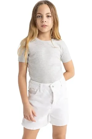 DeFacto Mädchen T-Shirt - Trendige T Shirts für Kinder - Mädchen T-Shirts für Mädchen -Tshirts Mädchen