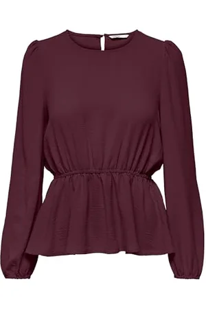 ONLY Damen Onlmette DAR L/S O-Neck Top Noos WVN Langarmshirt 15240593, ,S