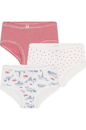 Petit Bateau Mädchen A0D2X Höschen, , 2 Jahre (3er Pack)