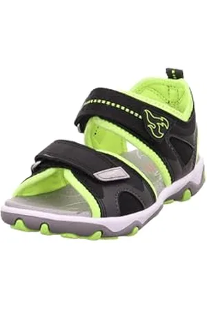 Superfit Mike 3.0 Sandalen, SCHWARZ/GELB 0000, 25 EU