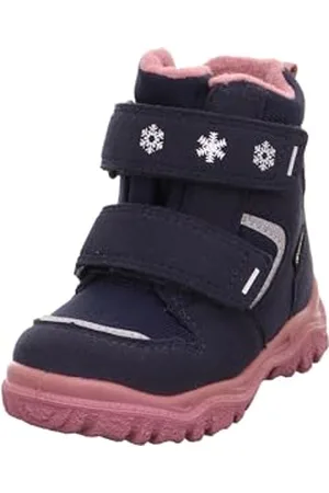 Superfit Mädchen HUSKY1 Boot, Schneestiefel, BLAU/ROSA 8010, 19
