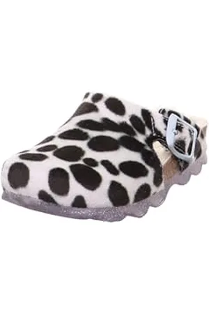 Superfit Mädchen Jellies 1009121 Pantoffeln, Schwarz (Black White 1000)