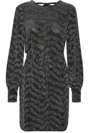 VERO MODA Damen VMLUCY LS Glitter Bow Dress JRS Kleid, , S