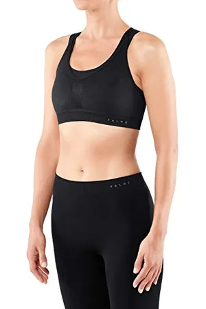 Falke Damen Sport-BH Cross Back Medium Support - Bra Top aus Funktionsfaser mit Ringerrücken, für verschiedene Cupgrößen, 1 Stück, Bustier in , Größe: S