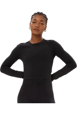 GIRLFRIEND COLLECTIVE Women’s Sports Long Sleeve Shirt for Yoga, Fitness, Cropped Gym Shirt, Breathable, Functional, Quick Dry, Sweat Wicking, Sizes XXS-6XL