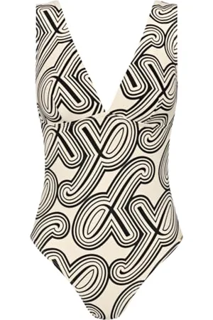 Triumph Damen Flex Smart Summer OP 05 pt One Piece Swimsuit, White - Light Combination, 02