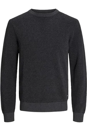 JACK & JONES Male Strickpullover Einfarbig Strickpullover