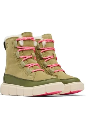 sorel Explorer III Wasserdichte Unisex Schnürstiefel für Kinder