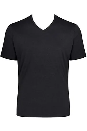 Sloggi Herren GO Shirt V-Neck Regular Fit, BLACK, M