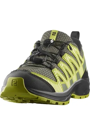 Salomon Junior XA PRO V8 Junior, Urban Chic/Schwarz/Dunkel, Vielseitige Wanderschuhe für Komfort, Ideal für Wandern und Trailrunning bei Outdoor-Abenteuern. 35