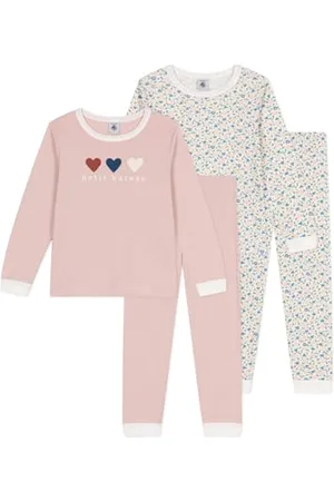 Petit Bateau Mädchen A0D6Q umstandspyjama Damen, , 6 Jahre (2er Pack)