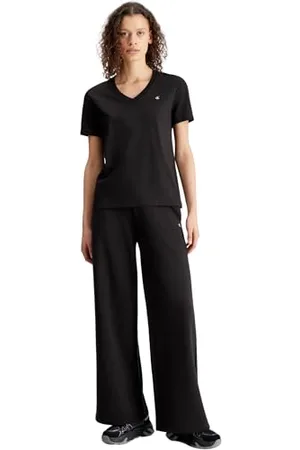 Calvin Klein Jeans Damen Jogginghose Ck Embro Badge Knit Pant Sweatpants, , M