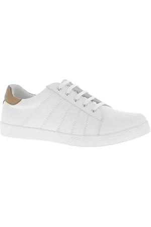 Andrea Conti Damen Sneaker, weiß/Brandy, 40 EU