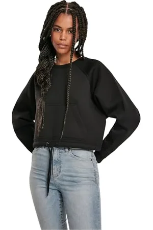Urban classics Damen TB3017-Ladies Oversized Short Raglan Crew Pullover, , XL