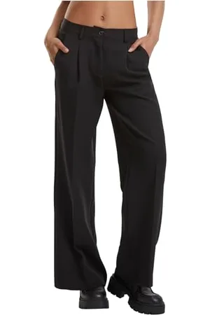 Urban classics Damen Tb6949-ladies Wide Leg Trousers Casual Pants, , 26 EU