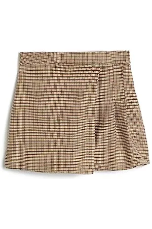 Koton Girls Skort Pleated Envelop Elastic Waistband