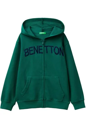 Benetton Kinder und Jugendliche Jacke C/Kappe M/L 3J68C503X Strickjacke, , 140 cm