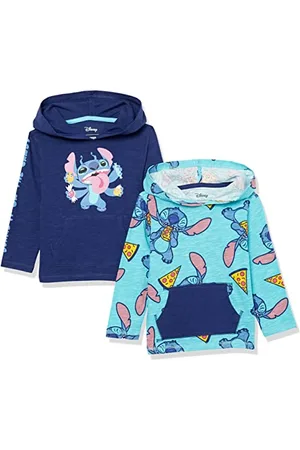 Amazon Disney | Marvel | Star Wars Jungen Leichte, Langärmelige T-Shirts mit Kapuze, 2er-Pack, , 6-7 Jahre