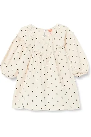 Koton Babygirl Dress Round Neck Long Sleeve Cotton