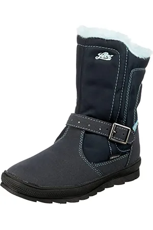 LICO Aluna Mädchen Schneestiefel, Marine/ Türkis, 26 EU