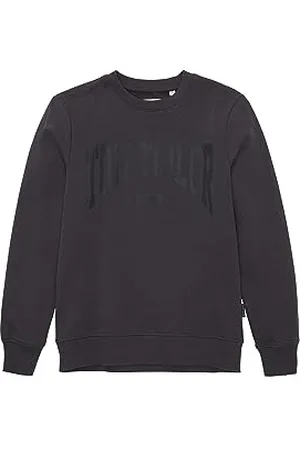 TOM TAILOR Jungen 1037579 Sweatshirt mit Schriftzug, 29476-coal Grey, 128
