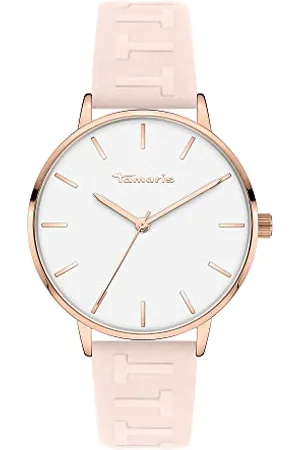 Tamaris Damen Analog Quarz Uhr mit Leder Armband TT-0106-LQ