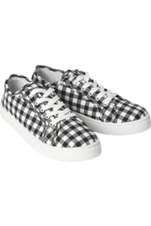 Joe Browns Damen Klassische Gingham-Muster Pumps, schwarz/weiß, 40.5 EU