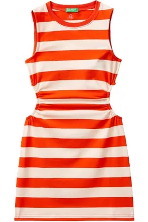 Benetton Mädchen und Jungen Vestito 34qccv00s Kleid, , 160 cm