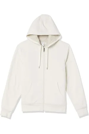 Amazon Herren Hoodie mit Sherpa-Futter und durchgehendem Reißverschluss, , XL