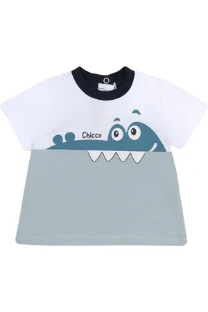 chicco T-shirt voor baby meisjes, Korte mouwen T-shirt, Comfortabel en trendy, van zacht katoen, Machinewasbaar, Kleding voor baby meisjes 0-24 maanden, Entworfen in Italien