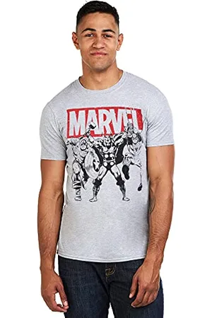Marvel Herren Trio Heroes T Shirt, , S EU