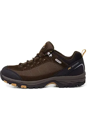 Trespass Herren Scarp Trekking-& Wanderhalbschuhe, Braun (Dark Brown Dkb), 46 EU