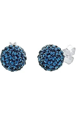 Elli Ohrringe Damen Glamour mit Kristalle in 925 Sterling Silber