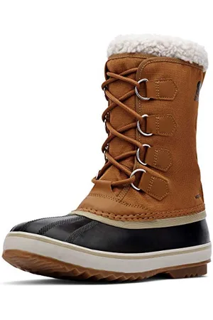 sorel 1964 PAC NYLON WATERPROOF Schneestiefel für Herren, Braun (Camel Brown x Black), 40.5 EU