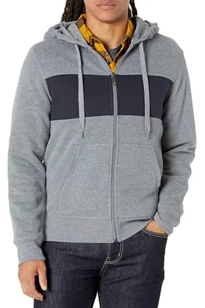 Amazon Herren Fleece-Kapuzenpulli mit durchgehendem Reißverschluss (erhältlich in den Größen Big & Tall), , XL