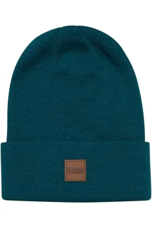 Urban classics TB626 Unisex Strickmütze Leatherpatch Long Beanie , One Size (Herstellergröße: one size)