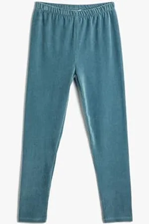 Koton Girls Basic Leggings Elastic Waistband Brushed Interior