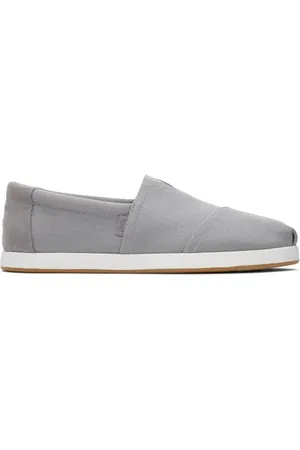 TOMS Herren ALP FWD Flacher Slipper, Ultimate Grey Recyceltes Ripstop-Baumwoll-Leinen, Used-Look, 44 EU