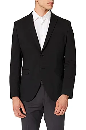 SELECTED Herren Shdnewone-mylologan1 Black Blazer Noos Anzugjacke, Schwarz, 48 EU