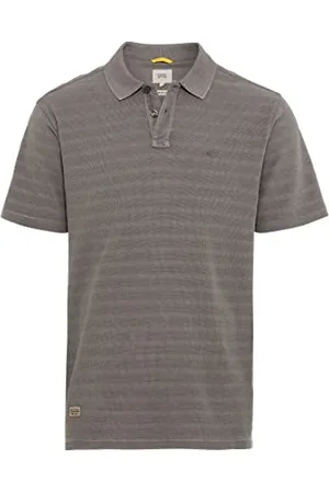 Camel Active Herren Kurzarm Poloshirt im tonalen Streifenmuster Menswear-M