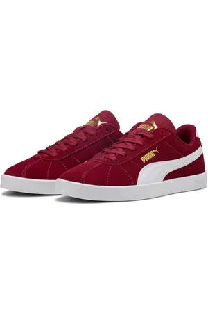 PUMA Club II JR Sneaker, Dark Crimson White Gold, 35.5 EU