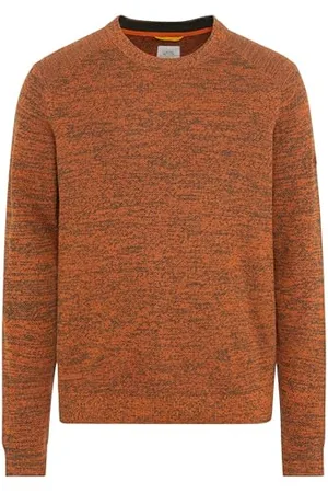 Camel Active Herren Mouliné Strickpullover aus zertifiziertem Organic Cotton menswear-3XL