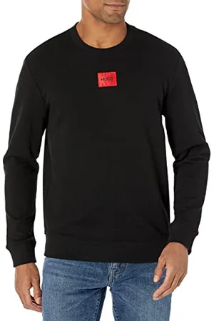 HUGO BOSS Herren Regular Fit Square Logo Jersey Sweatshirt Pullover, , S