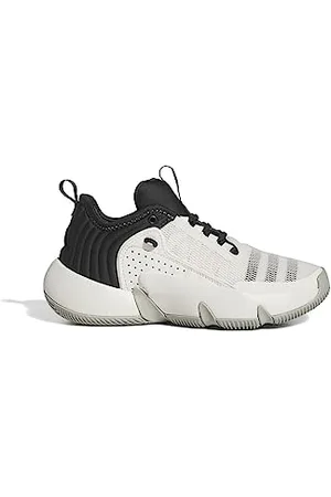 adidas Trae Unlimited Shoes Basketball-Schuhe, Cloud White/Carbon/Metal Grey, 35.5 EU