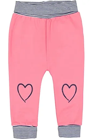 Salt & Pepper Baby-Mädchen Gestreifte Leggings aus Organic Cotton Freizeithose, , 92