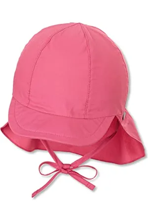 Sterntaler Baby Mädchen Schirmmütze Baby Schirmmütze mit Nackenschutz - Schirmmütze Baby, Baby Mützen - aus Baumwolle - , 43