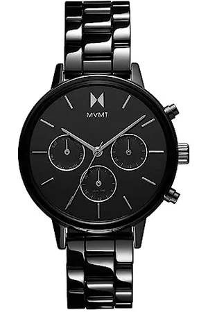 MVMT Multi Zifferblatt Quarz Uhr für Damen mit Schwarzes Keramikband - 28000251-D